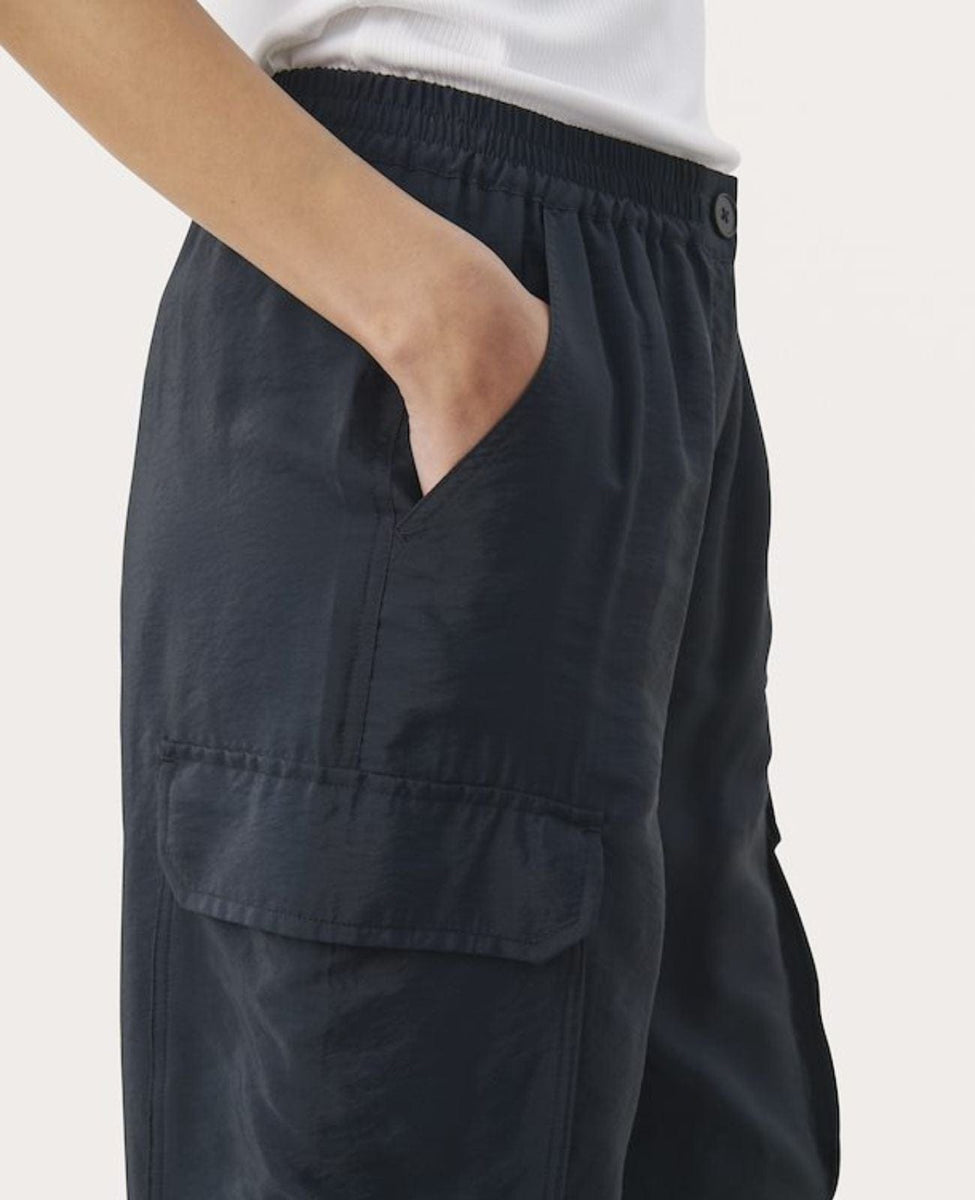 Like Clockwork Navy Blue Trouser Pants