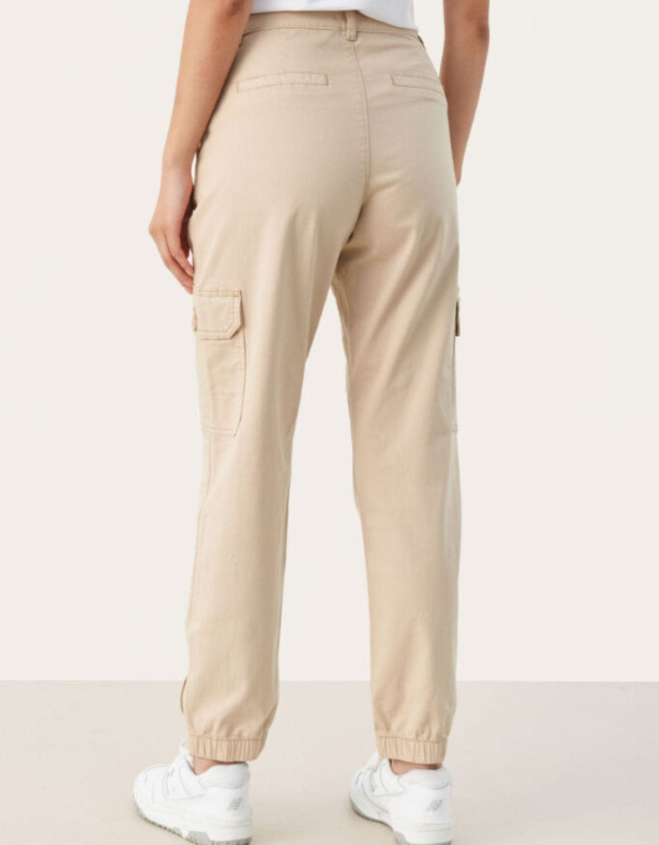 Part Two Sevens Cargo Pant WHITE PEPPER