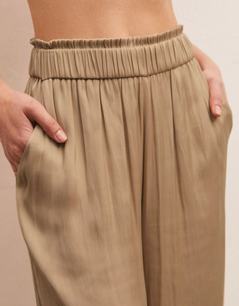 Z Supply Estate Lux Sheen Pants RATTAN